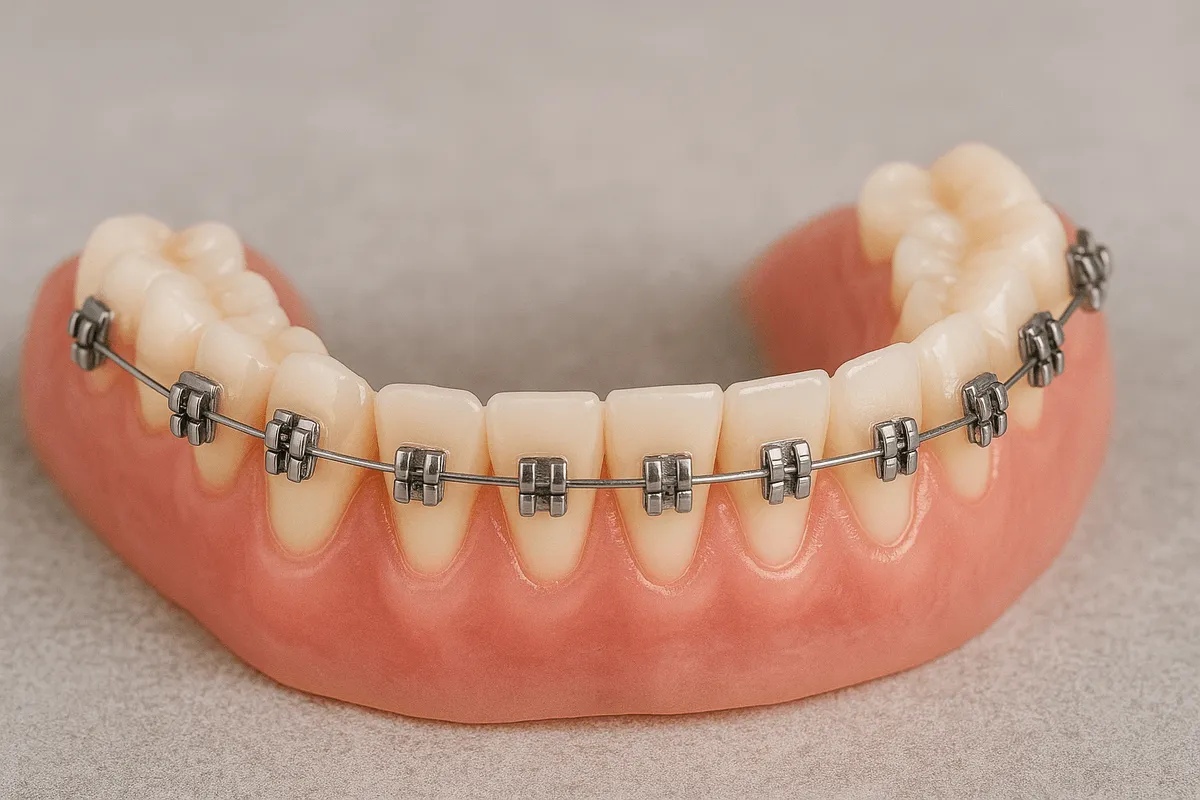 aparat dentar metalic Timișoara tratament ortodontic