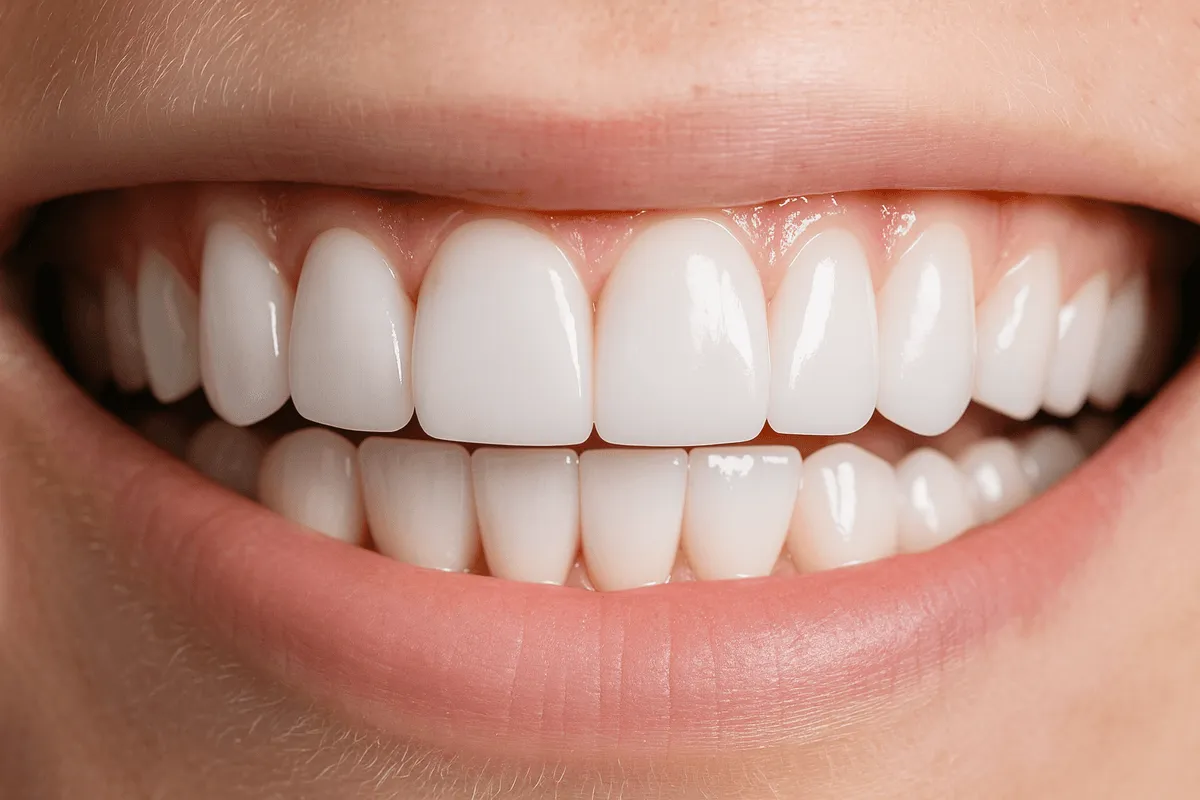 Fațetă compozit Timișoara rezultat înainte și după