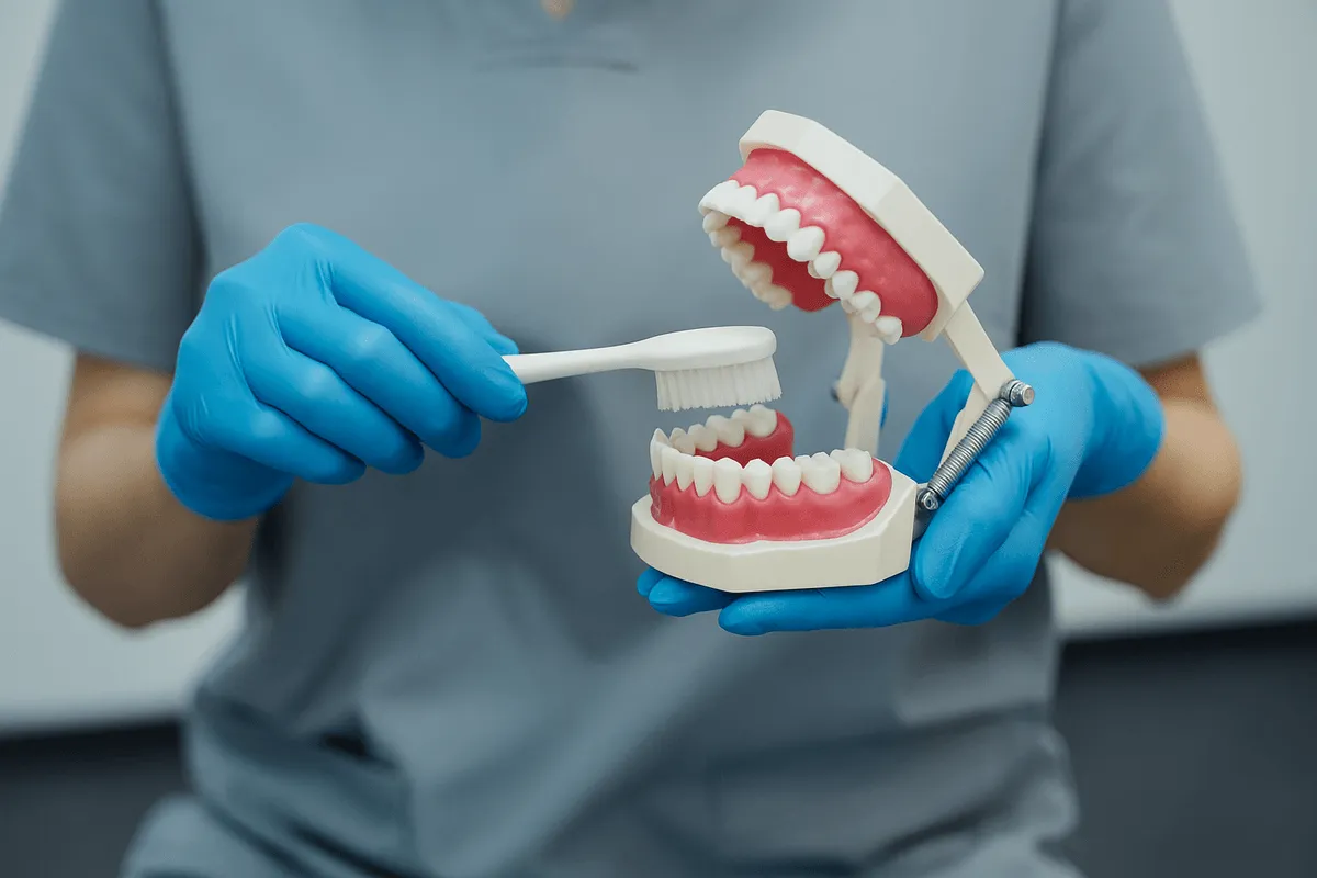 Igienizare dentară profesională Timișoara înainte și după tratament